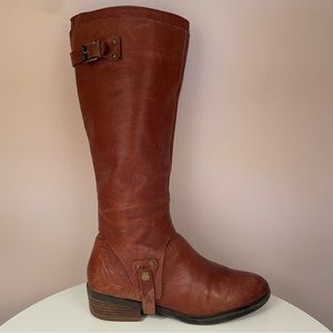 Franco Sarto Tall Brown Boots Size 10